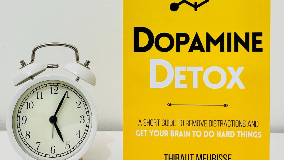 
a picture of the cover of the book dopamine detox written by thibaut meurisse
