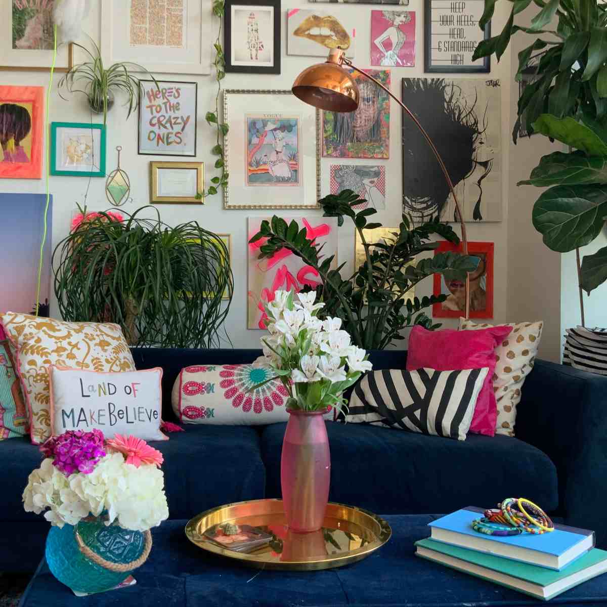 Your interior should focus on what makes you happy, not how it would a, maximalism