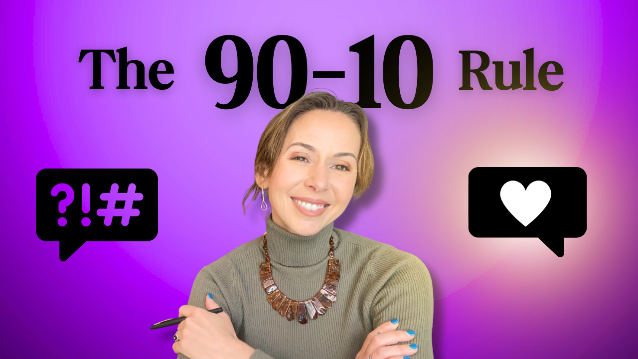 
Jourdan Travers, LCSW explains how to use the 90-10 rule in your relationship
