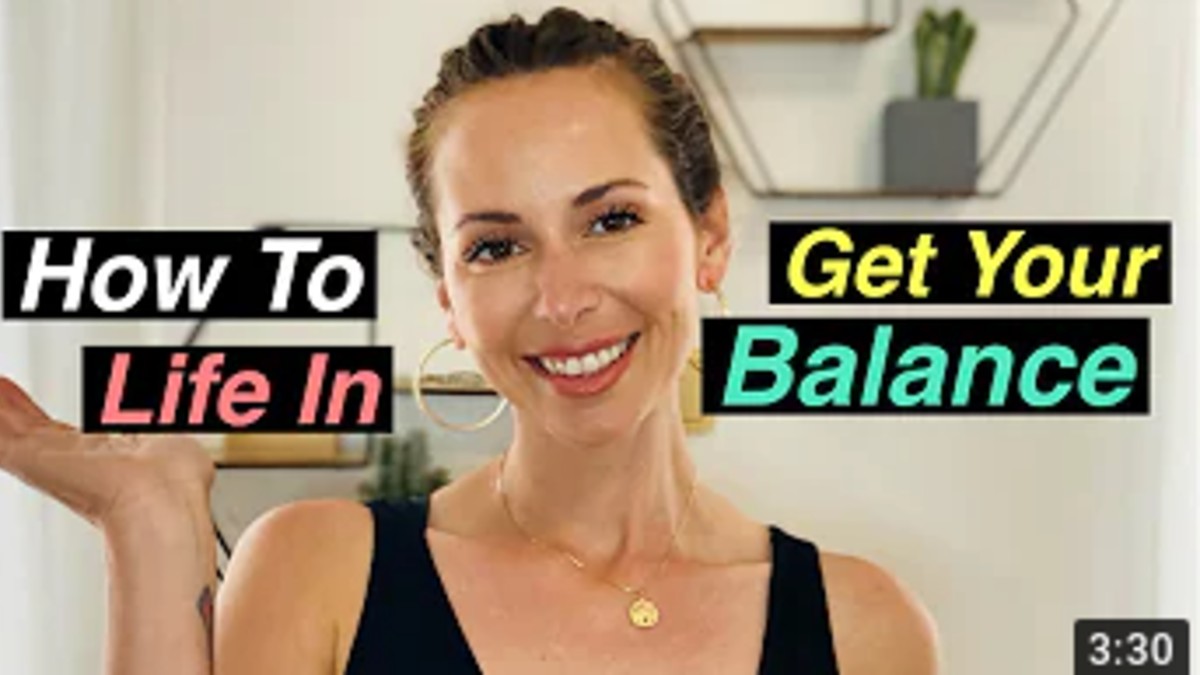 
Jourdan Travers, LCSW talking about how to get your life in balance on YouTube
