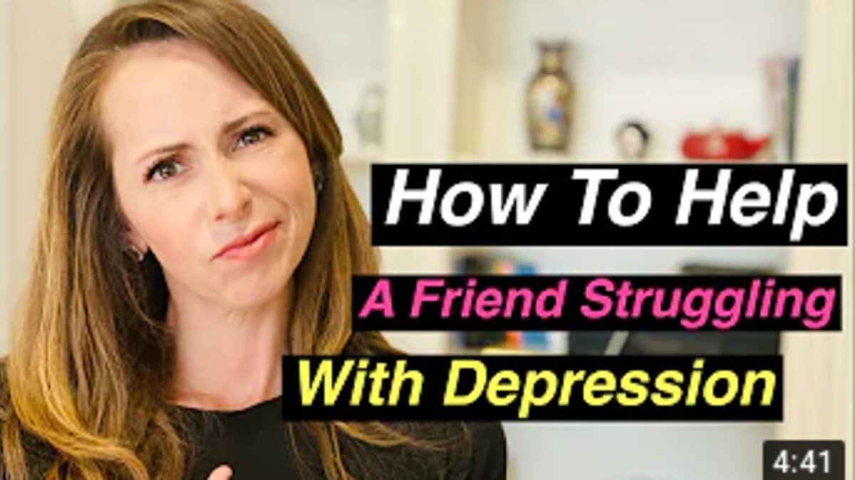 
Jourdan Travers, LCSW discussing how to help a friend who is struggling with depression on YouTube
