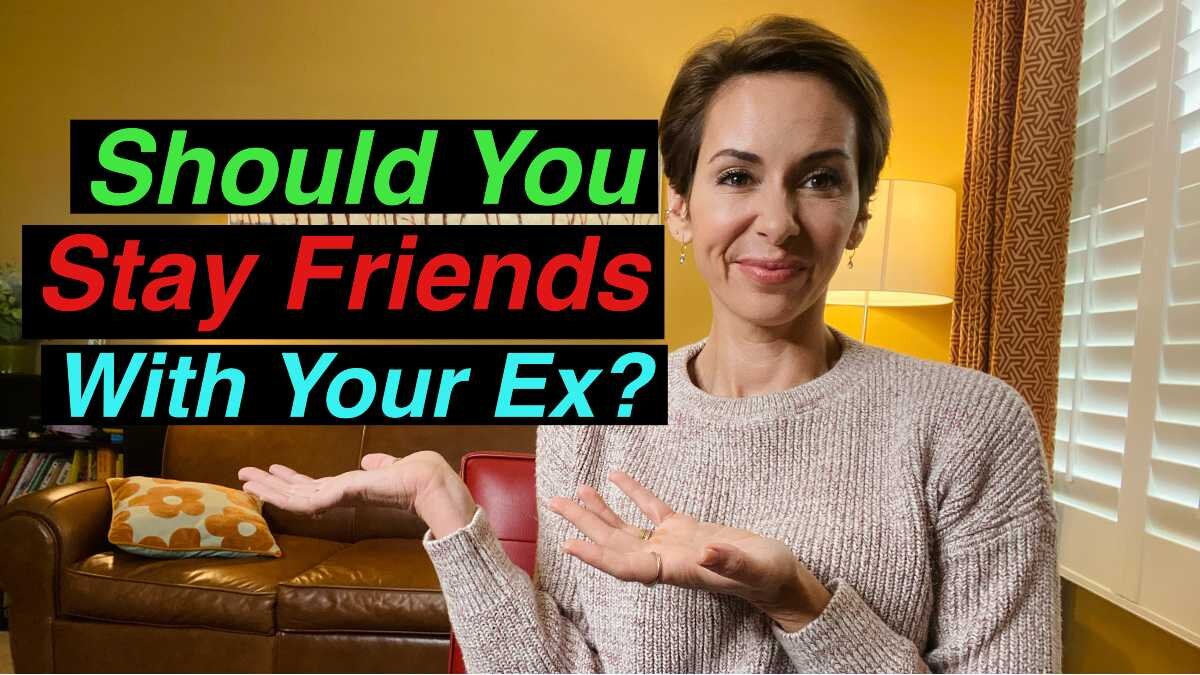 
Jourdan Travers, LCSW talking about whether you should stay friends with an ex
