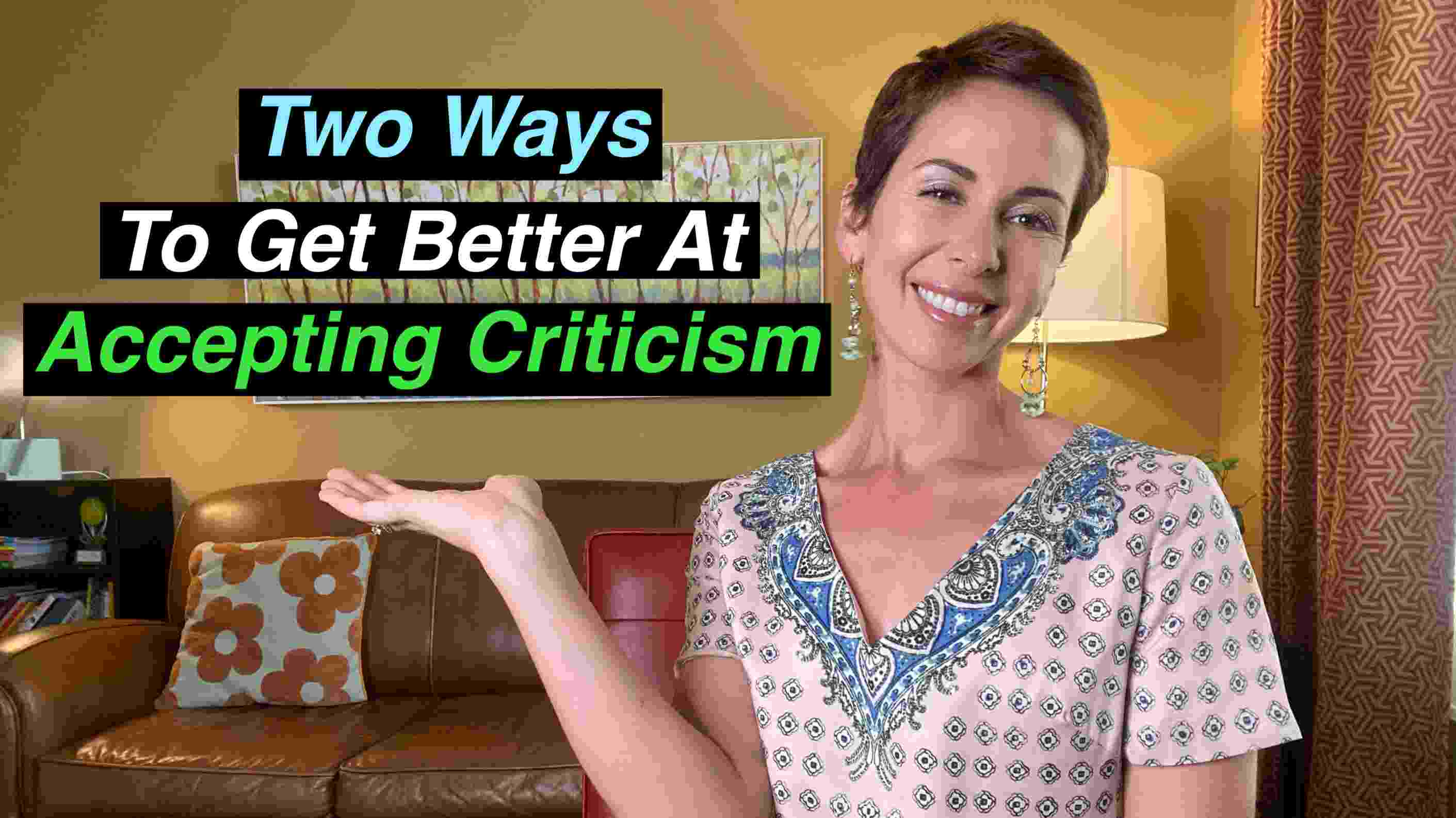
Jourdan Travers, LCSW discusses ways to get better at handling criticism
